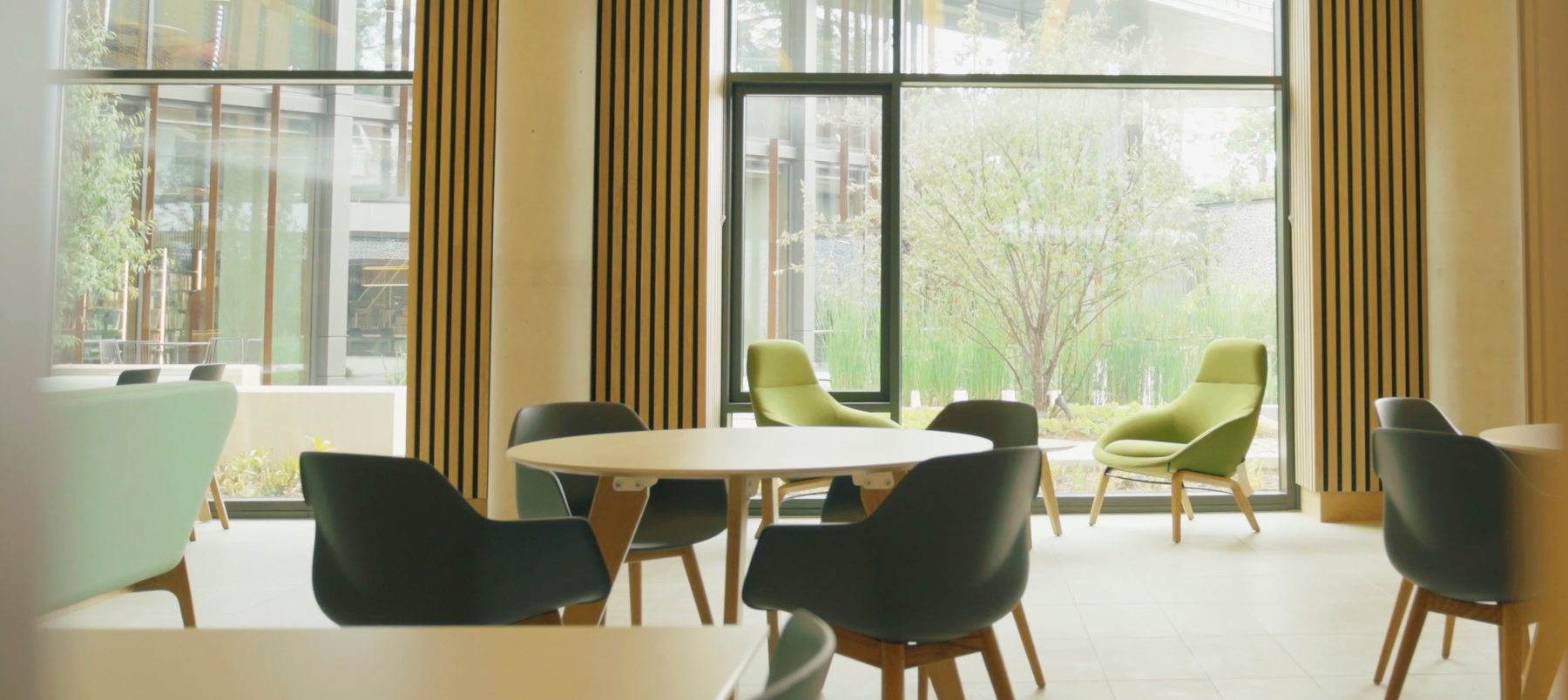 Seating area in the West Downs Lounge