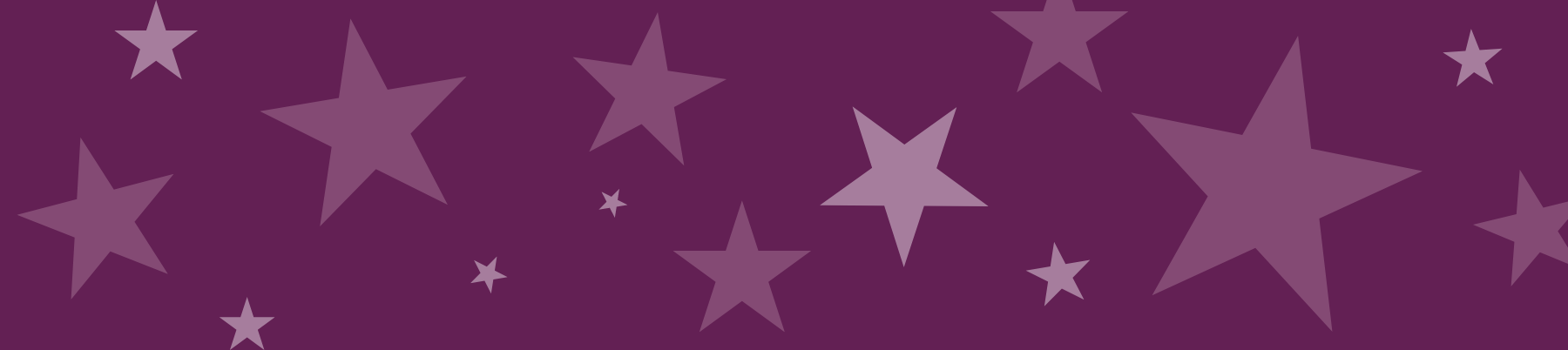 Purple background with stars