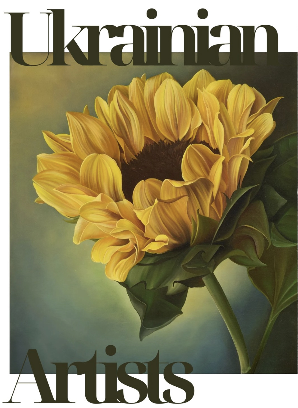 painting of a sunflower