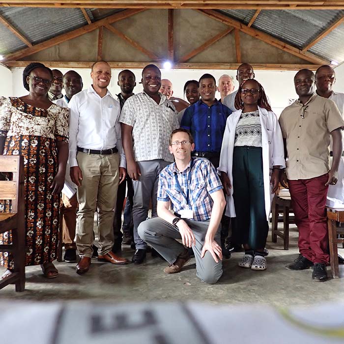 Medics working together in Tanzanian hospital