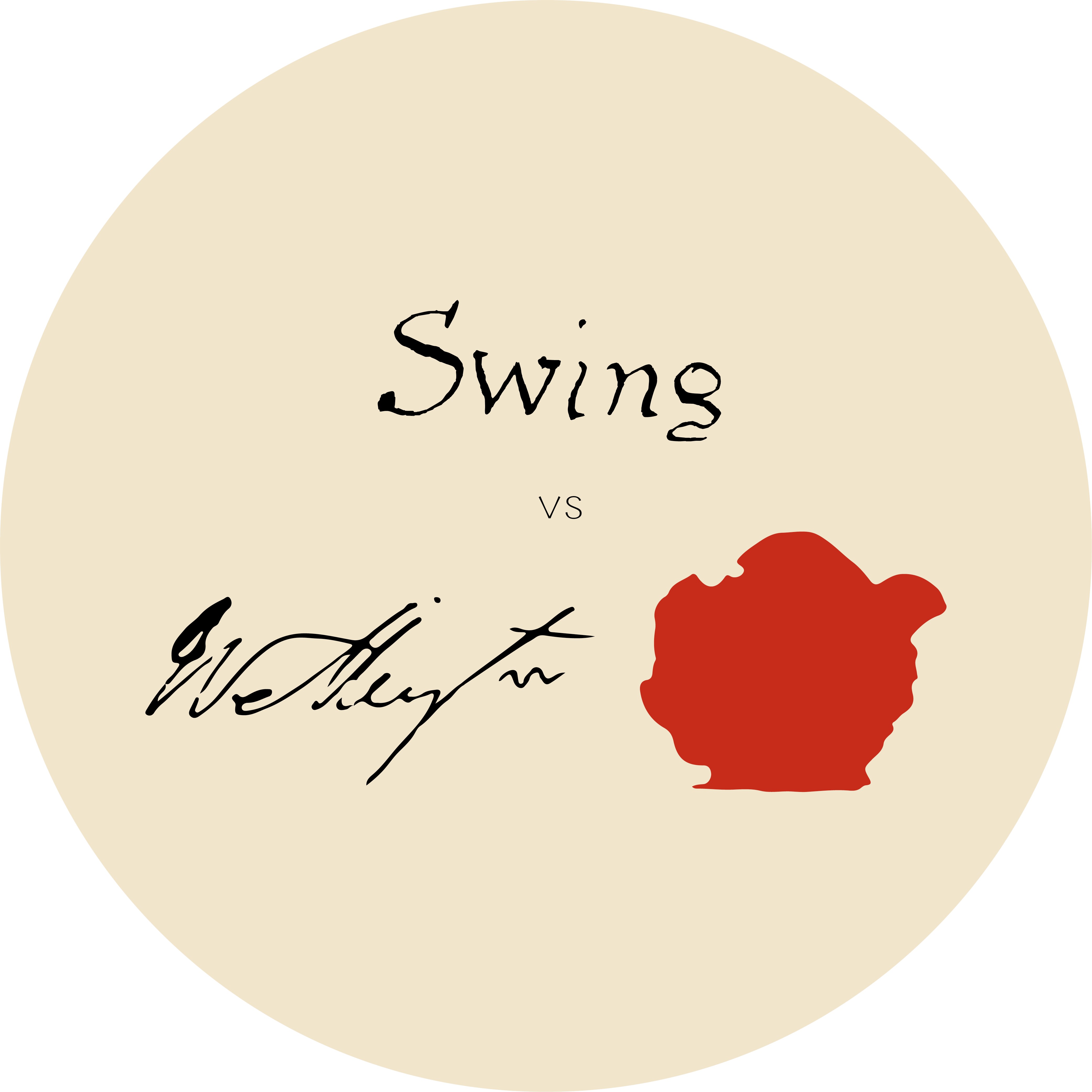 Grapshic with signatures of Swing and Wellington and red wax seal