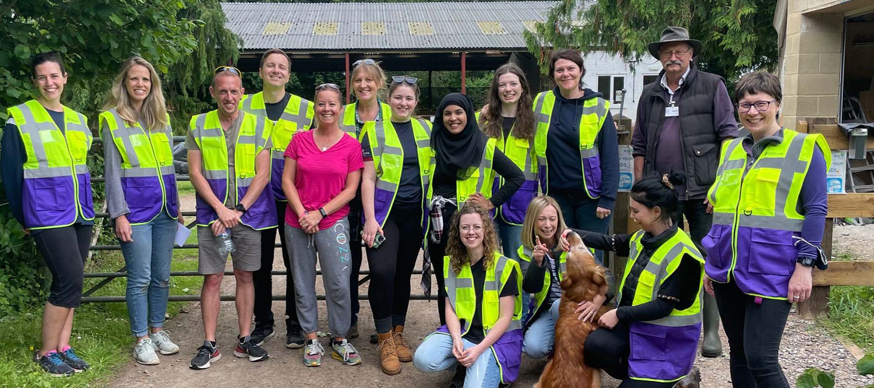 Staff volunteers at the Broadlands Group RDA