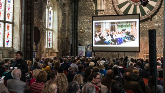 BBC History weekend presented in Chapel