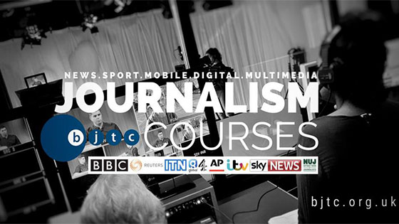 Journalism BJTC Courses advertisement