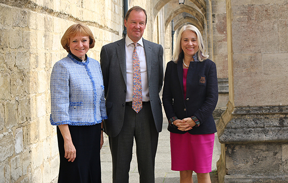 Bill Lucas and Vice Chancellor Joy Carter