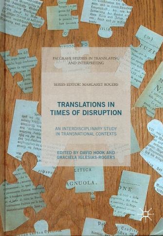Book cover for 'Translations in times of disruption' by Graciela Iglesias Rogers
