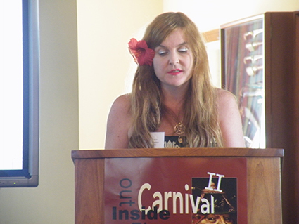 Carnival symposium: Cassandra presenting