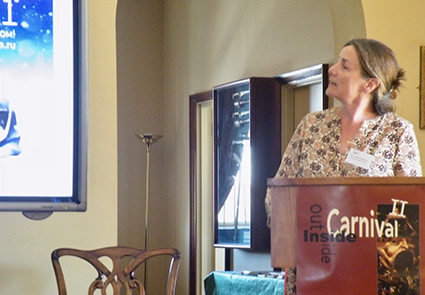 Carnival symposium: Dr Judith Heneghan presenting