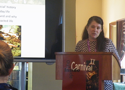 Carnival symposium: Lisa Koning presenting