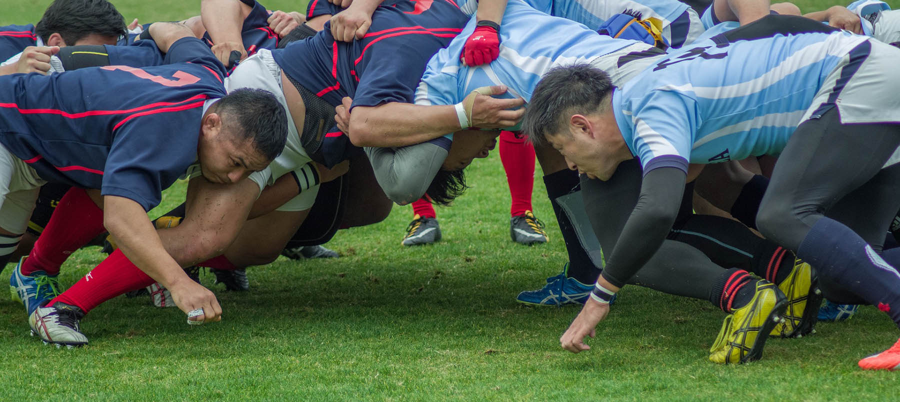 Rugby scrum