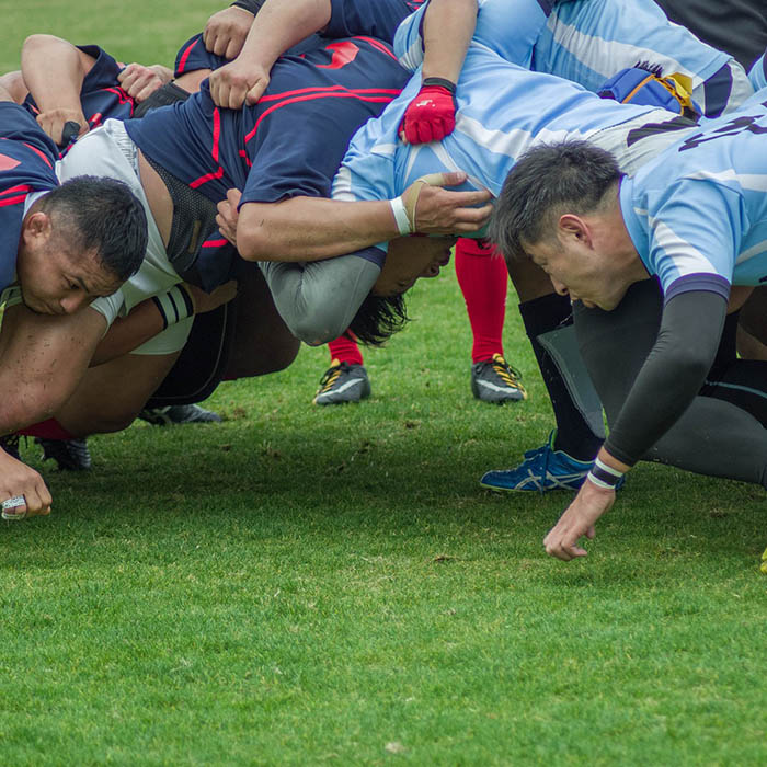 Rugby scrum