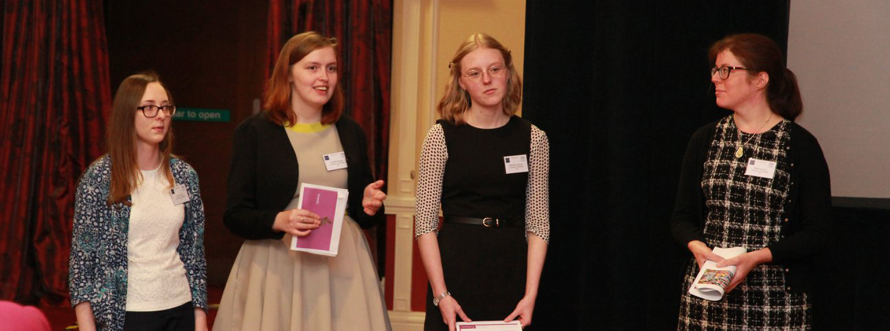 Photo of students presenting at BAFA conference