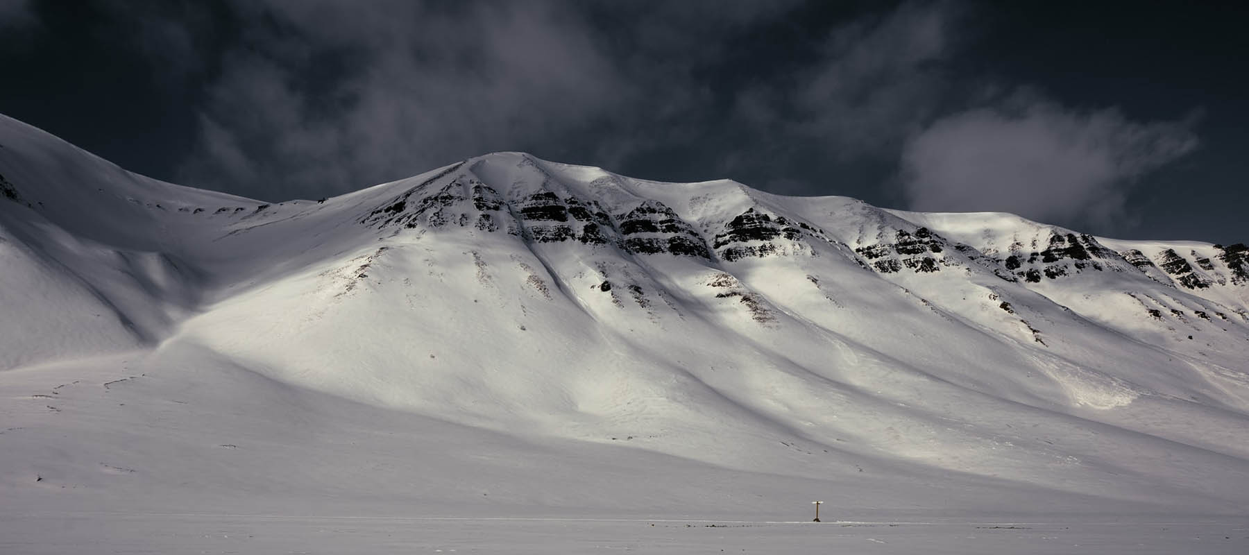 Snow covered mountains