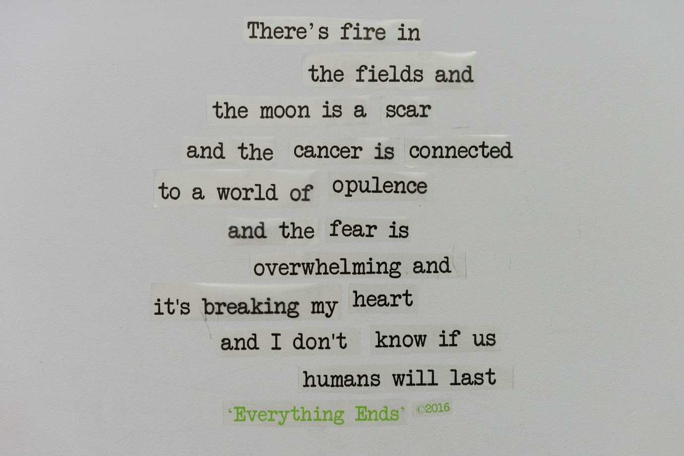 This changes everything poem