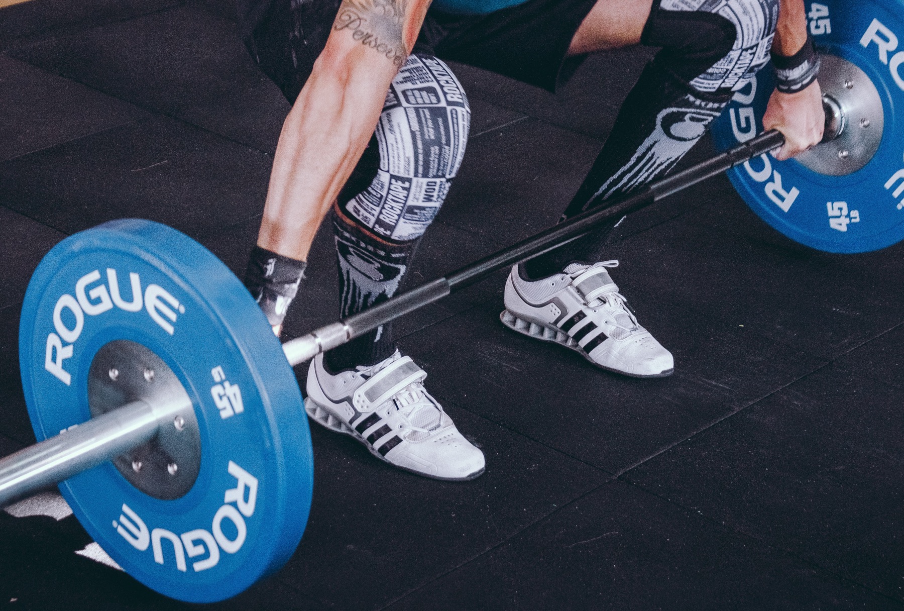 Person lifting weights