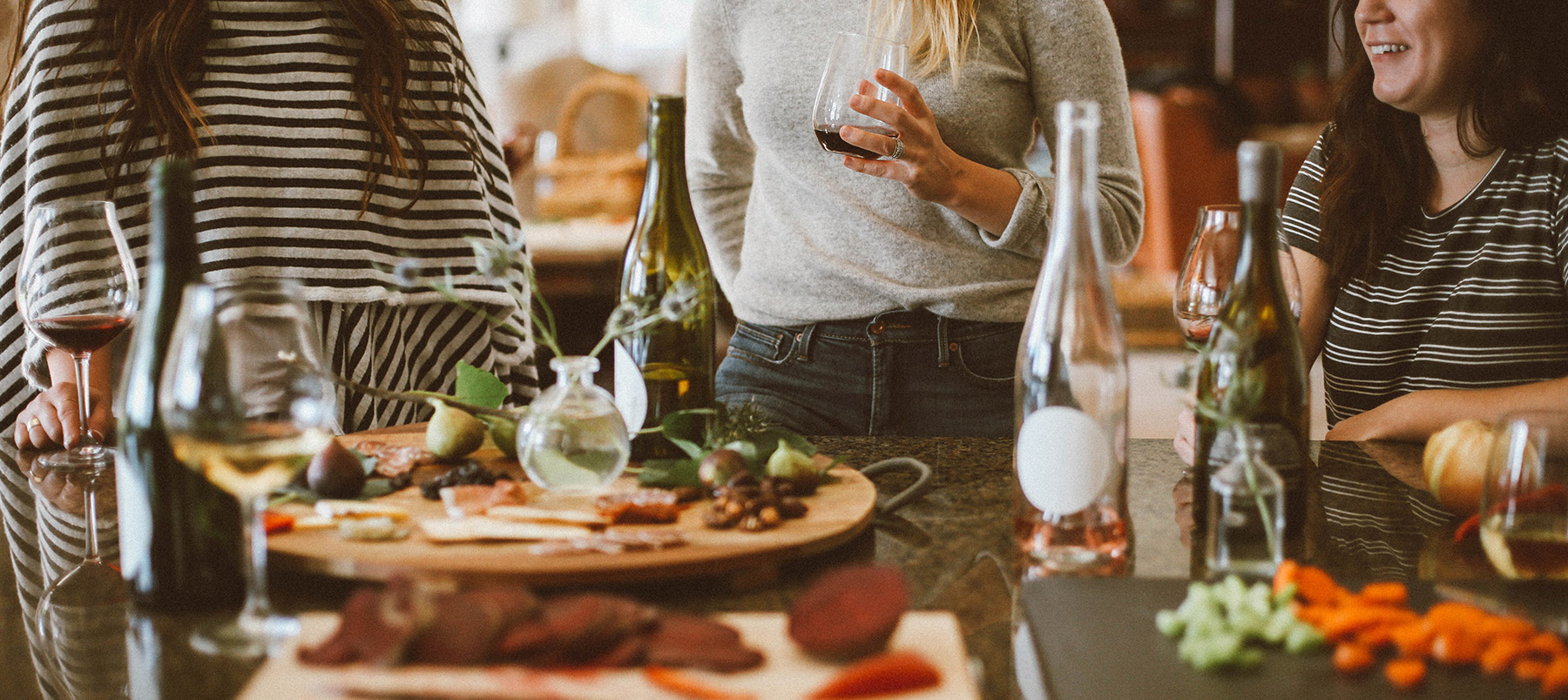 People eating out