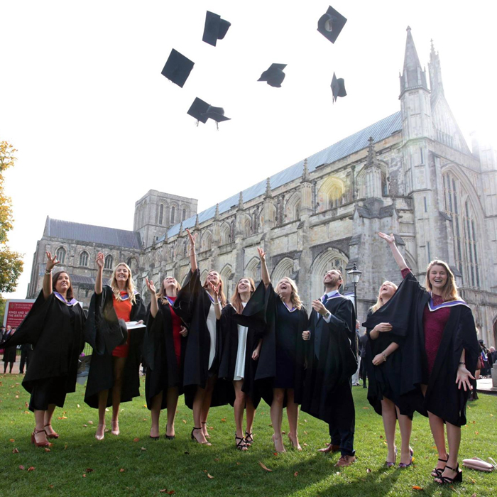 Graduation at the Winchester Cathedral