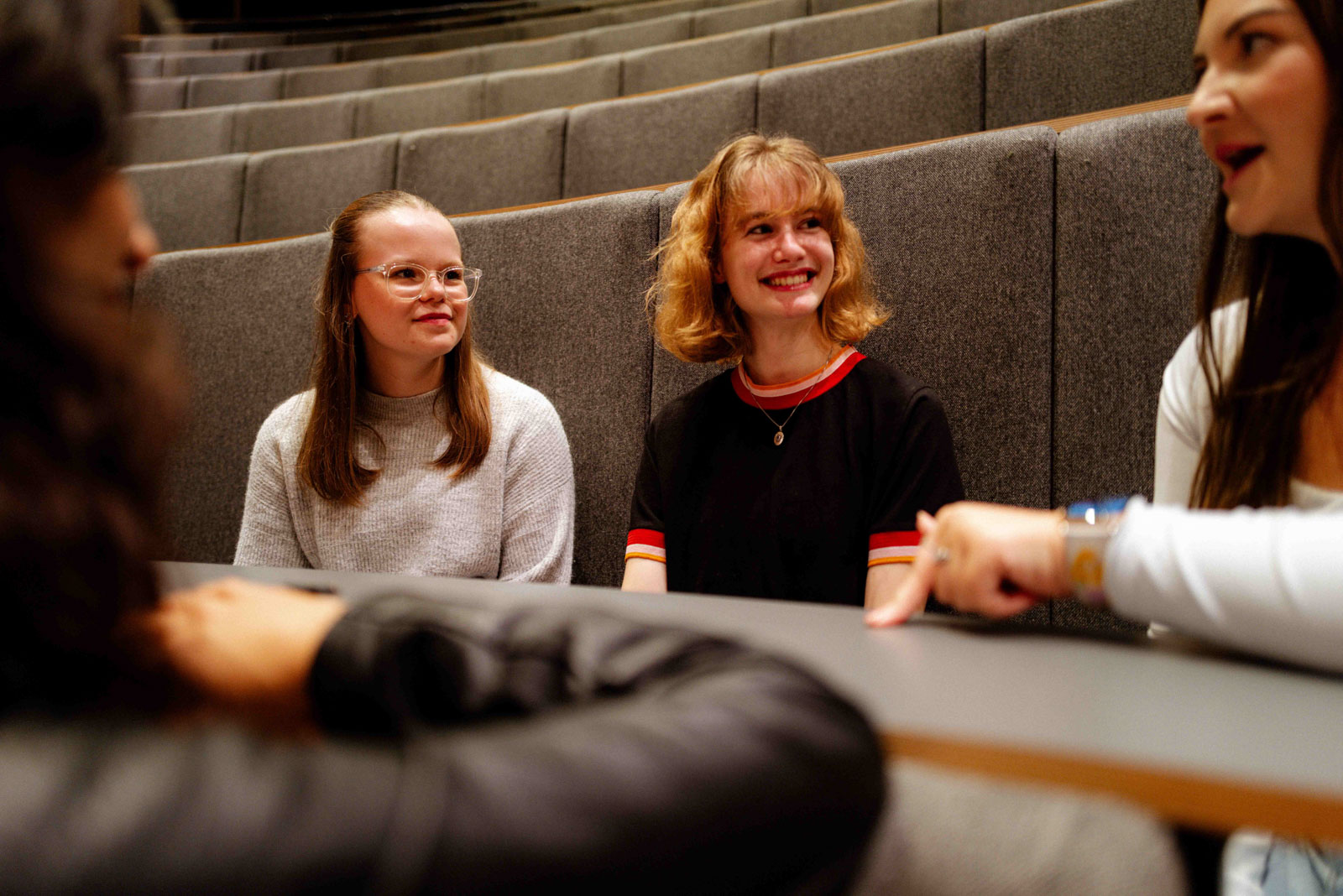 Students in a lecture hall