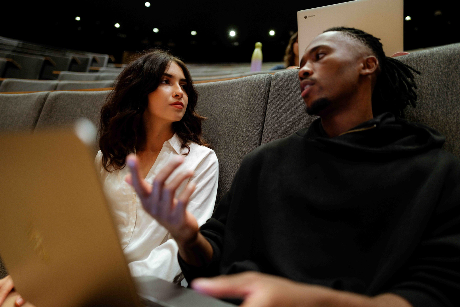Students in a lecture hall