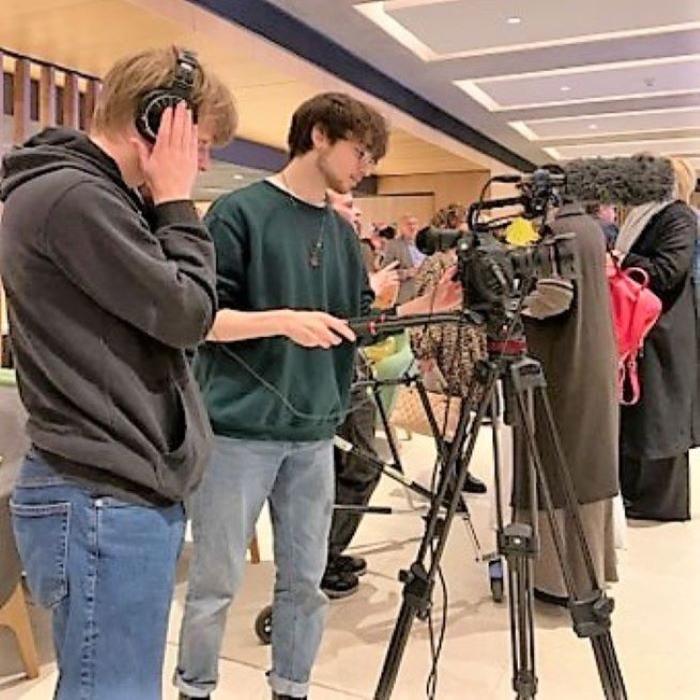 Winchester film students bring city's Books Festival to the screen