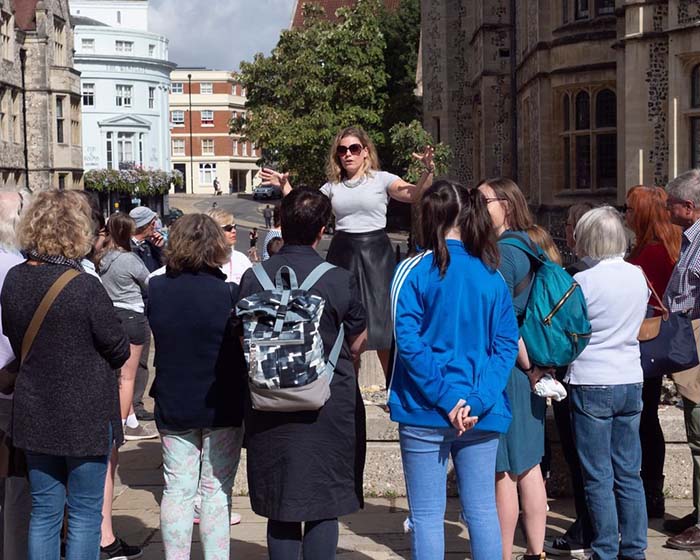 Heritage Open Days talk with Kate in city centre