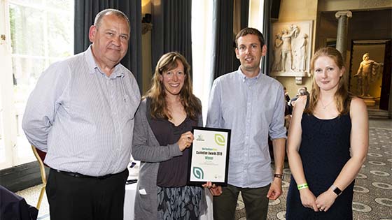 Horticulture Week award presented to grounds team