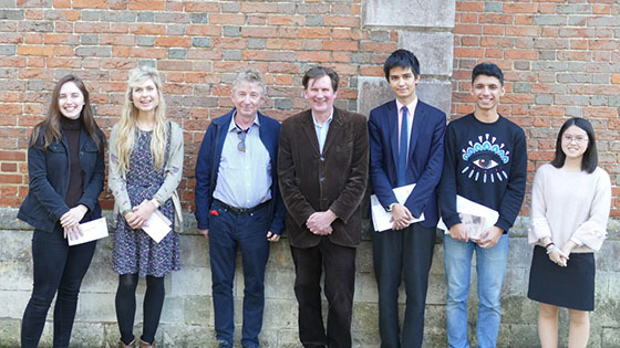 Winners of the the Keats Foundation 'Living Year' essay competition