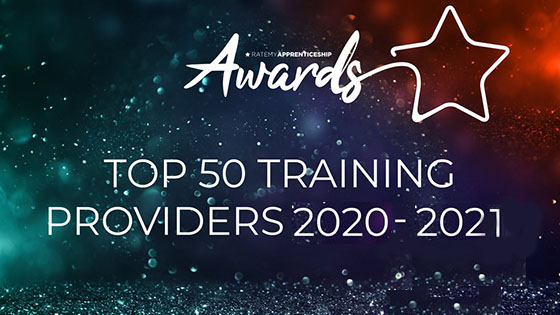 Rate My Apprenticeship awards: Top 50 Training Providers banner