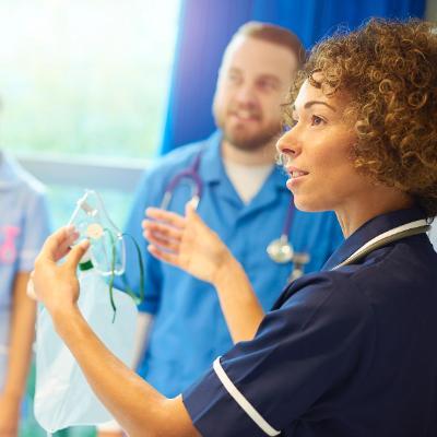 nurses in a hospital setting